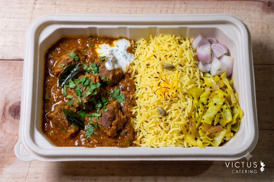 Saturday 12: Masala Mutton Curry, Pilau Rice, Sautéed Cabbage